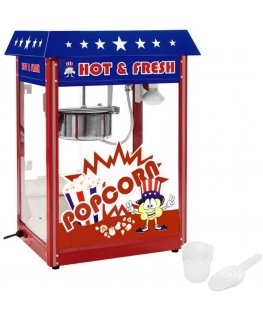 Royal Catering Popcorn machine with blue roof TEFLON 1600W