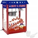 Royal Catering Popcorn machine with blue roof TEFLON 1600W Royal Catering Popcorn machine with blue roof TEFLON 1600W