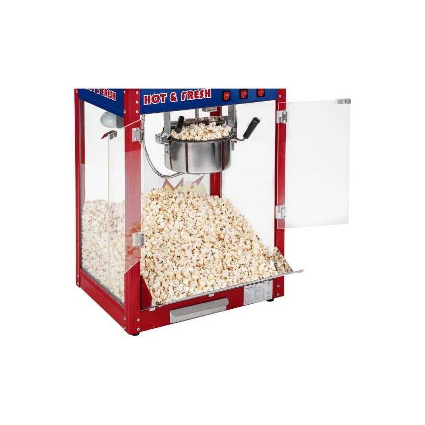 Royal Catering Popcorn machine with blue roof TEFLON 1600W – 4