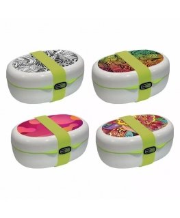 Lunch box X-Food Mood 1,30L assorted