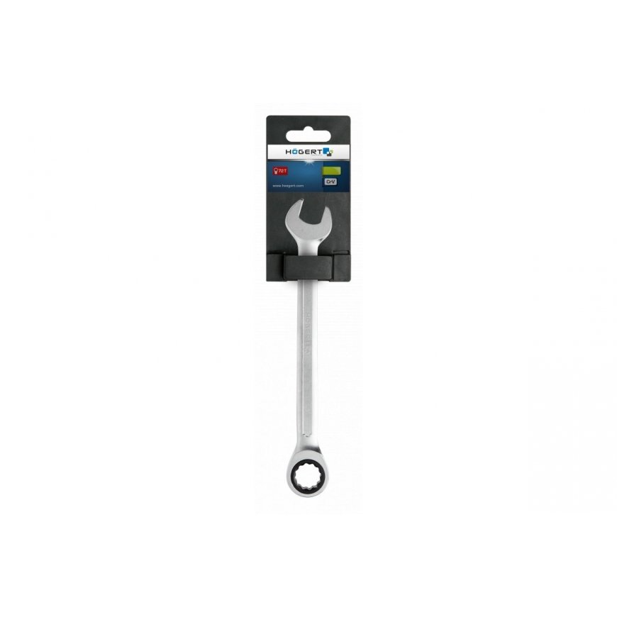 Combination spanner with ratchet Hogert HT1R030 30 mm – 2