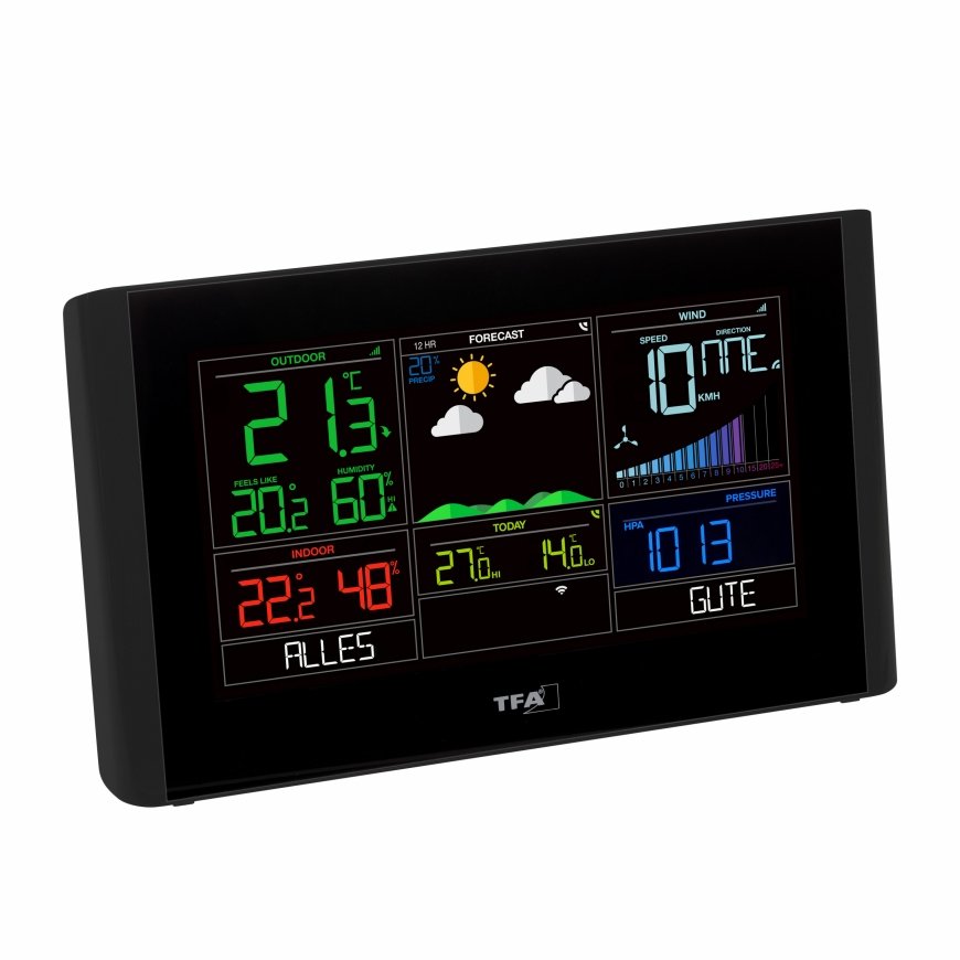 TFA-Dostmann View Breeze Melns AC/Baterija – 2