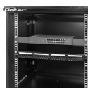 Qoltec 54488 RACK skapis 19" | 12U | 600 x 635 x 450 | perforētas durvis