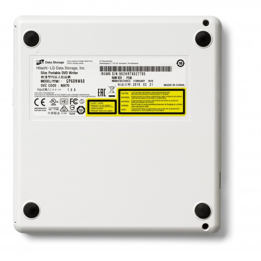 Hitachi-LG Slim Portable DVD-Writer оптический привод DVD±RW Белый – 5