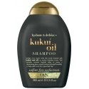 Ogx Kukui aliejaus šampūnas nuo plaukų slinkimo 385ml