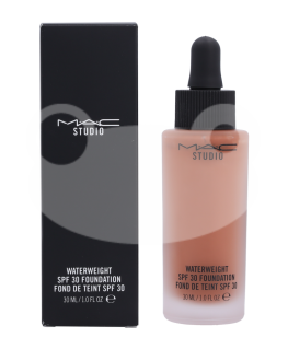 MAC MAC, studijinis vandens svarelis, vitaminas E, ilgai išliekantis, skystas pagrindas, NW45, SPF 30, 30 ml moterims