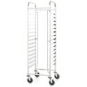 Transport trolley for transporting food trays 15x 600x400 mm Kitchen Line - Hendi 813287 Transport trolley for transporting food trays 15x 600x400 mm Kitchen Line - Hendi 813287