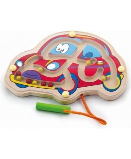Wooden magnetic game labyrinth - Machine Viga