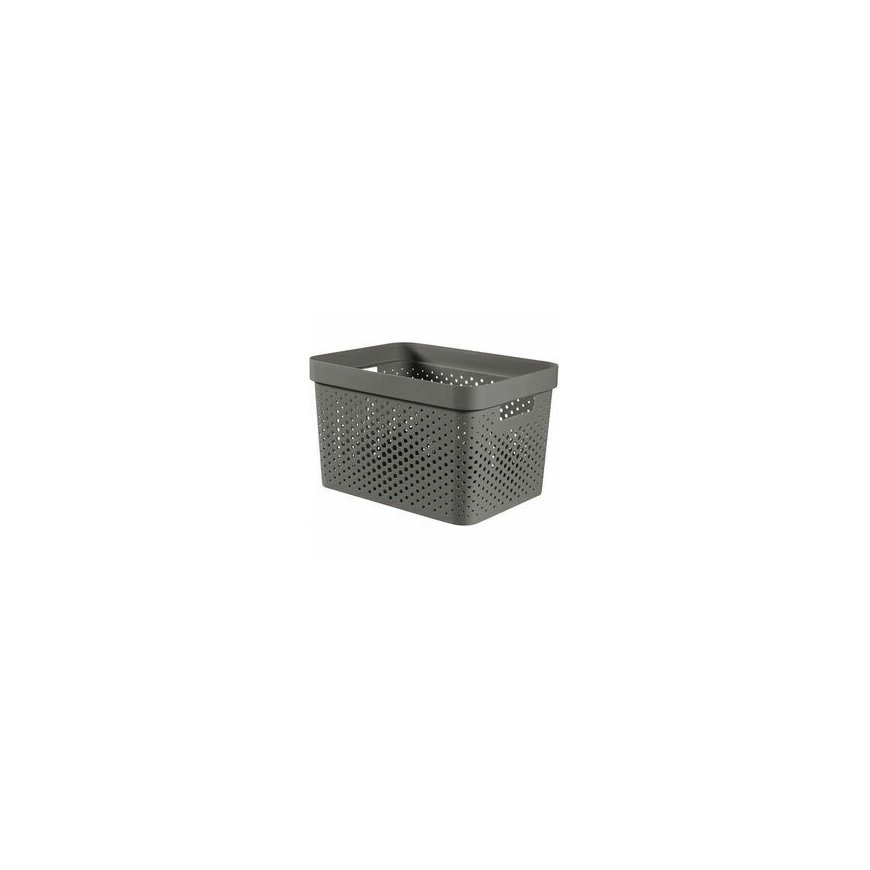 Infinity Recycled Box 17L 36x27x22cm dark grey