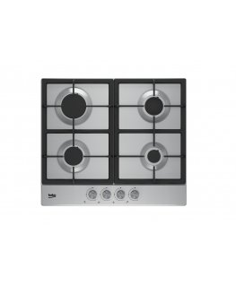 Beko HIAG 64225 SX Nerūdijančiojo plieno Įmontuoti Dujinė 4 zone(s)