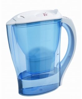 JATA JH01 ūdens filtrs Filtra krūze 2,5 L Zils, Caurspīdīgs, Balts