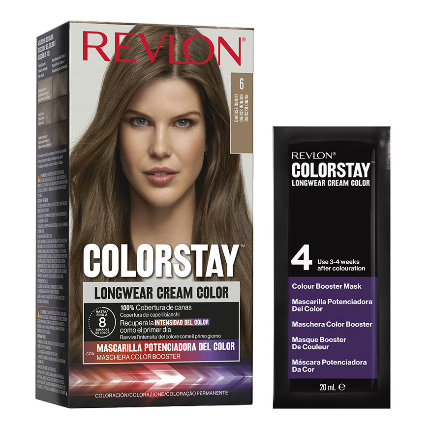 "Revlon Colorstay" long-lasting cream paint 6-Dark For light hair – 2
