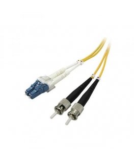 Optical Patch Cord Single mod (9/125), 2xLC - 2xST, 1m, economy