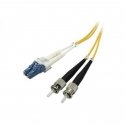 Optyczny Patch Cord Single mod (9/125), 2xLC - 2xST, 1m, economy