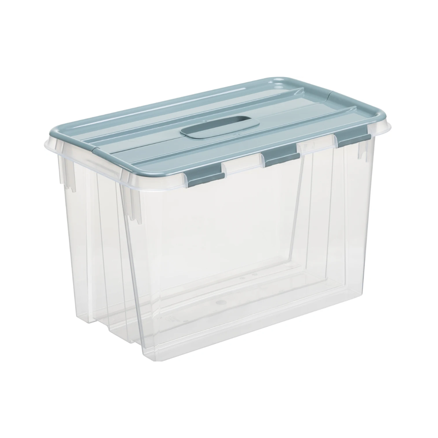 Box with lid T Box XS 14L 26,5x38x19cm transparent – 2
