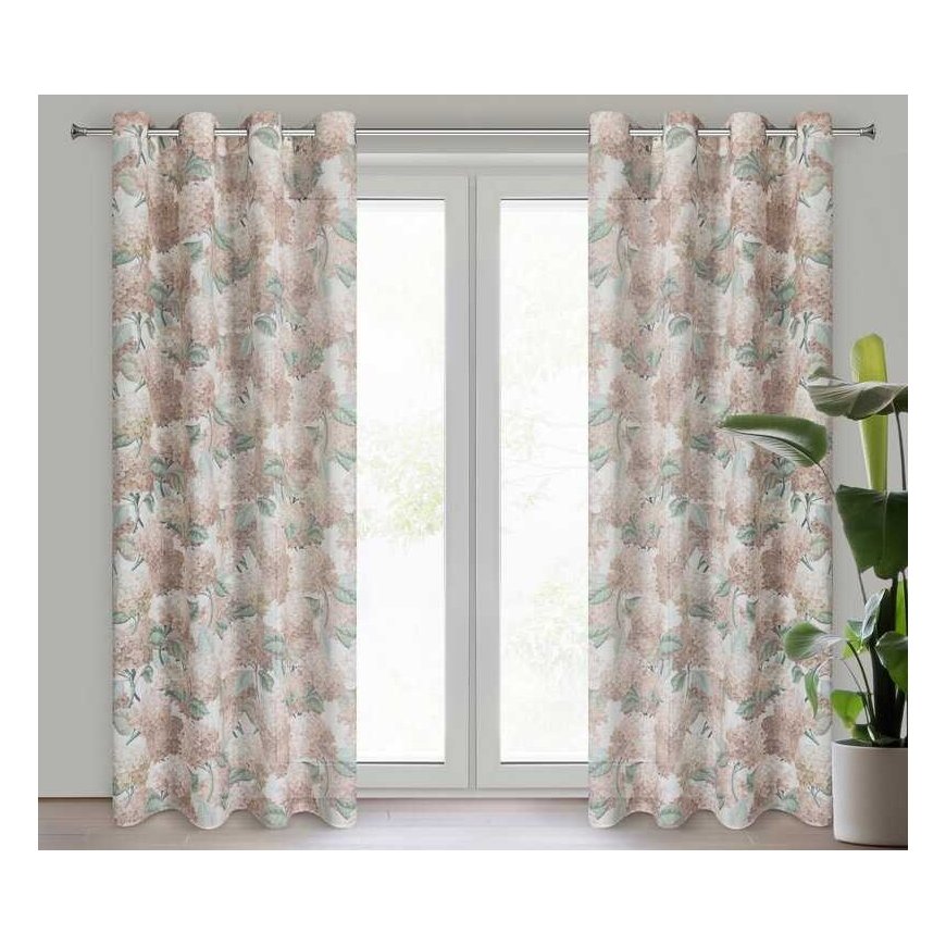 Euro curtains ZAS/DEMI/NATU+RU 140X250 TRANSPARENT