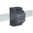 MEAN WELL HDR-60-24 IESLĒGTA REŽĪMA BAROŠANAS APGĀDE DIN RAIL 24V/60W/2.5A