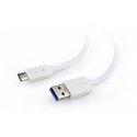 Gembird CCP-USB3-AMCM-W-0.1M USB kabelis 0,1 m USB 3.2 Gen 1 (3.1 Gen 1) USB C USB A Balts Gembird CCP-USB3-AMCM-W-0.1M USB kabelis 0,1 m USB 3.2 Gen 1 (3.1 Gen 1) USB C USB A Balts