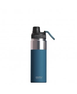 Asobu Alpine Flask Pārgājieniem 530 ml Nerūsējošs tērauds Zils