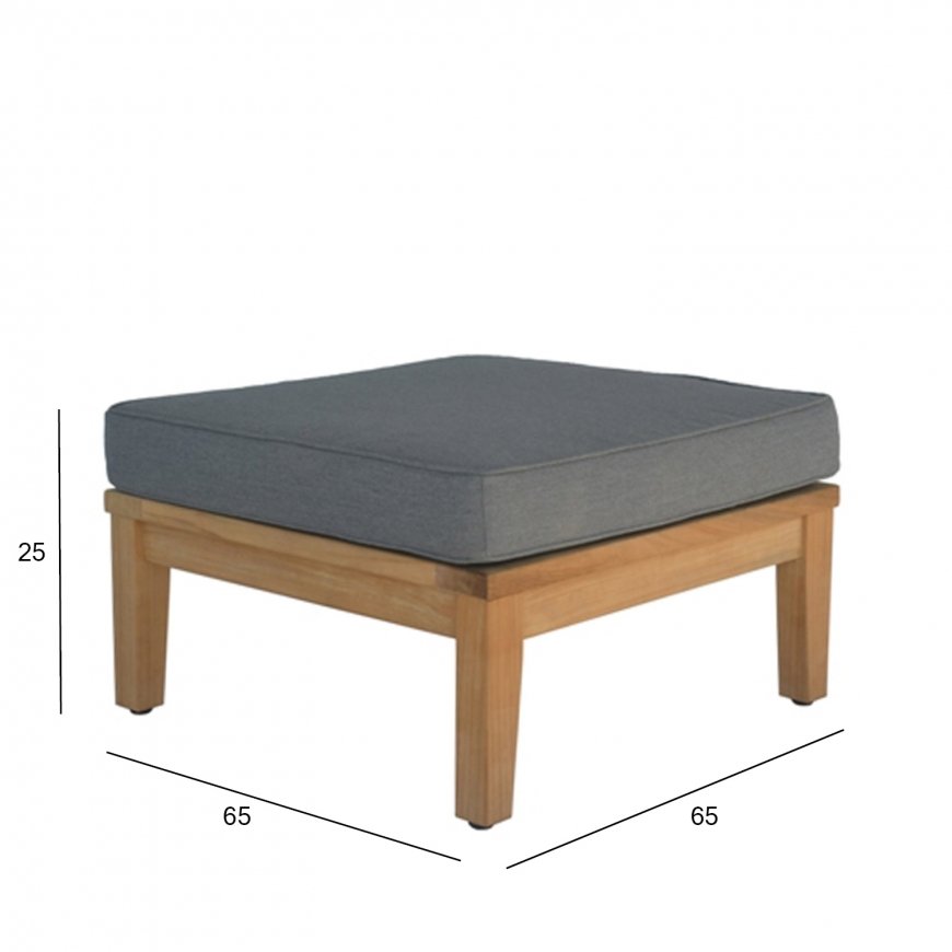 Stool MALDIVE teak – 3