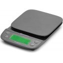 Virtuvinės svarstyklės elektroniczna su timerem 3 000 g / 0.1 g - Hendi 580011