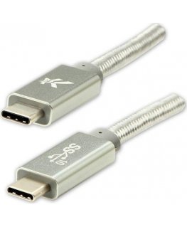 USB cable Logo USB-C - USB-C 1 m White