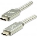 USB cable Logo USB-C - USB-C 1 m White USB cable Logo USB-C - USB-C 1 m White