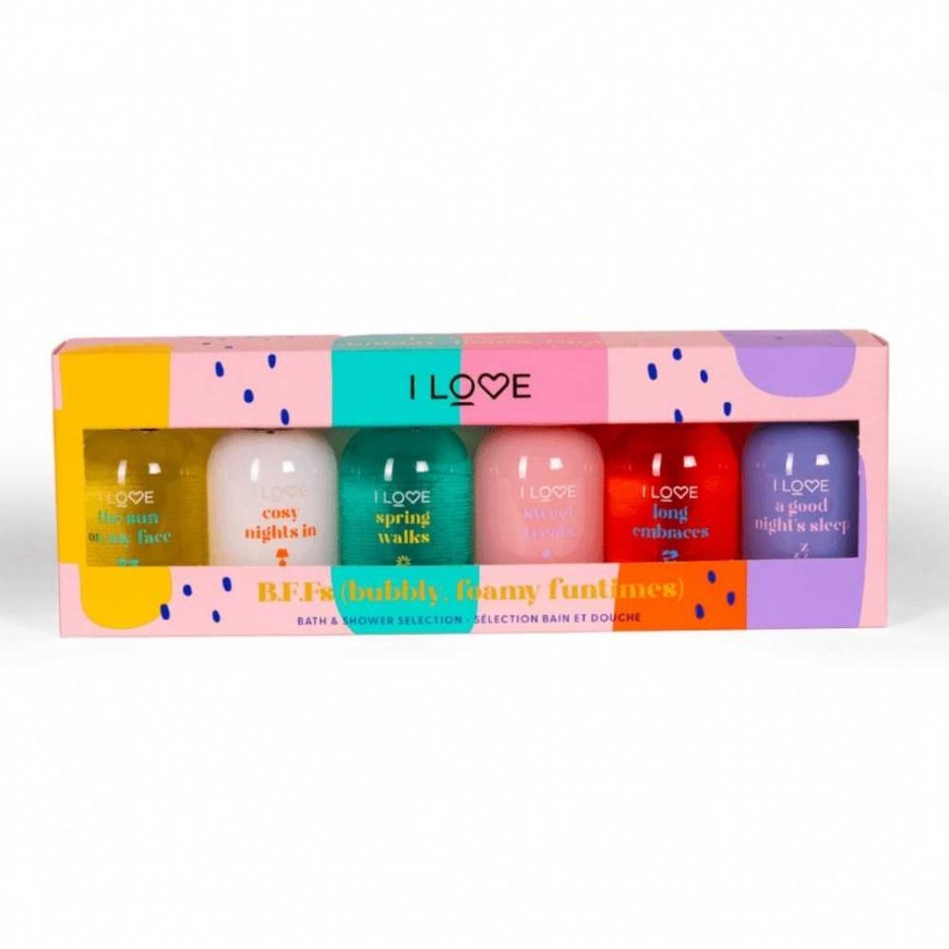 I Love BFFs shower and bath gel set 6x100ml