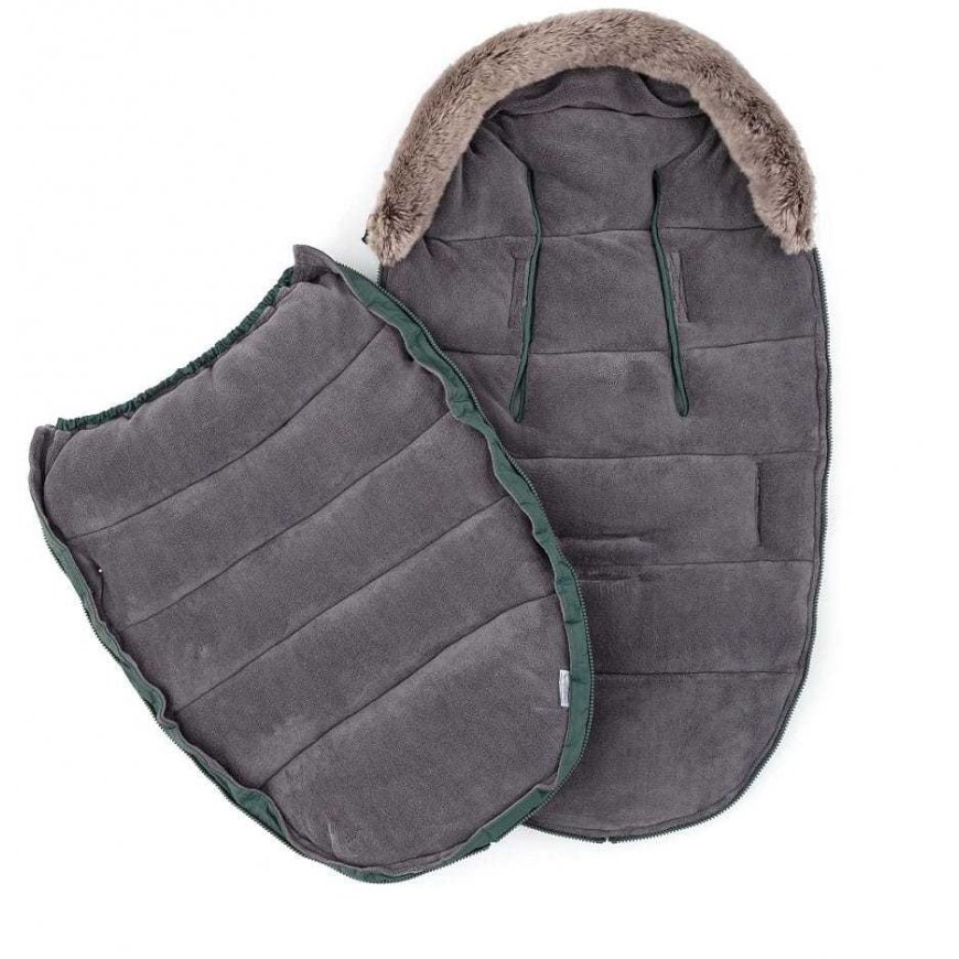 Petite&Mars Comfy 4in1 - žieminis miegmaišis vežimėliui | Tikras chaki – 4