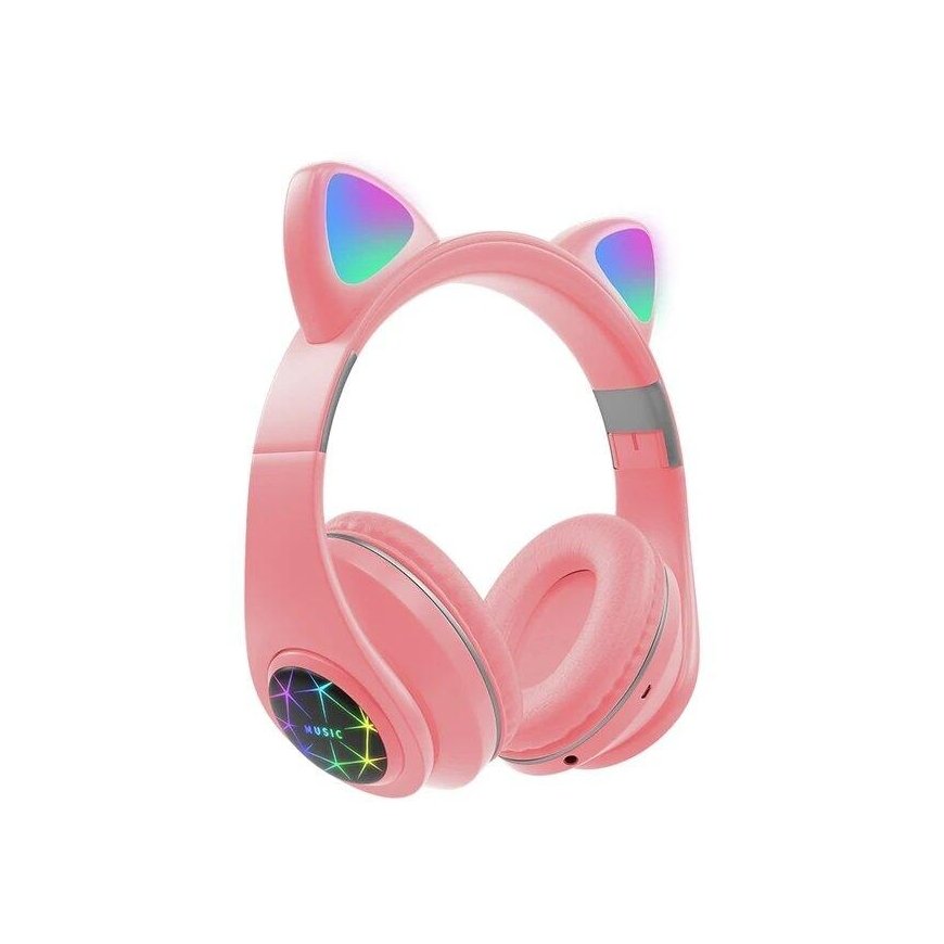 RoGer Cat M2 Bluetooth Headphones with Cat Ears LED – 2