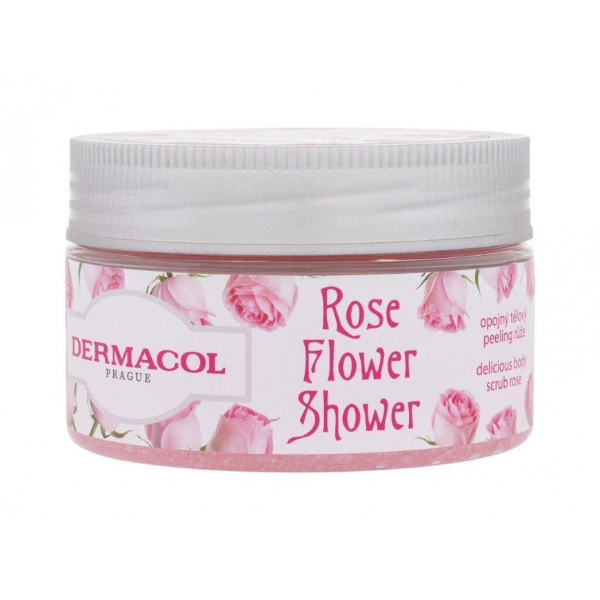 Dermacol Rose Flower Shower Body Scrub