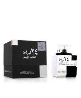 Unisex kvepalai Lattafa EDP 24 Carat Baltas Gold (100 ml)