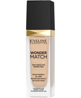 Eveline Cosmetics Eveline Wonder Match Foundation matching complexion no. 10 Light vanilla 30 ml