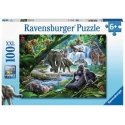 Ravensburger Jungle Families XXL Kuviopalapeli 100 kpl Eläimet Ravensburger Jungle Families XXL Kuviopalapeli 100 kpl Eläimet