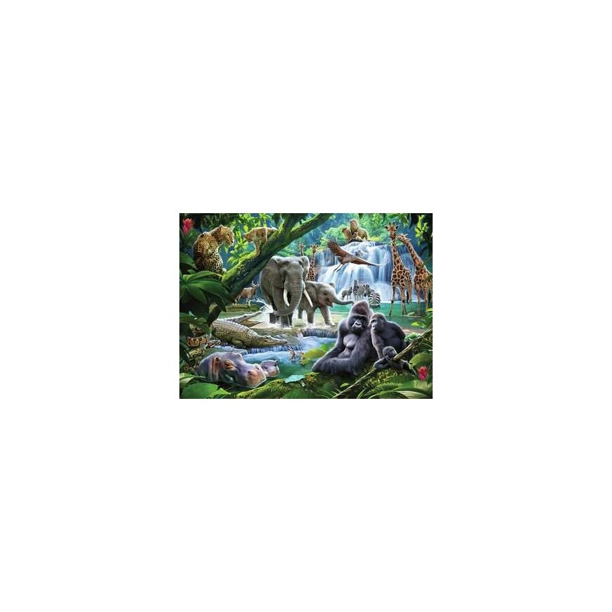 Ravensburger Jungle Families XXL Kuviopalapeli 100 kpl Eläimet – 2