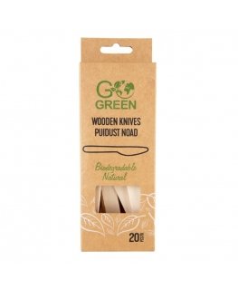 Wooden knives Go Green 20 pcs|0,06kg