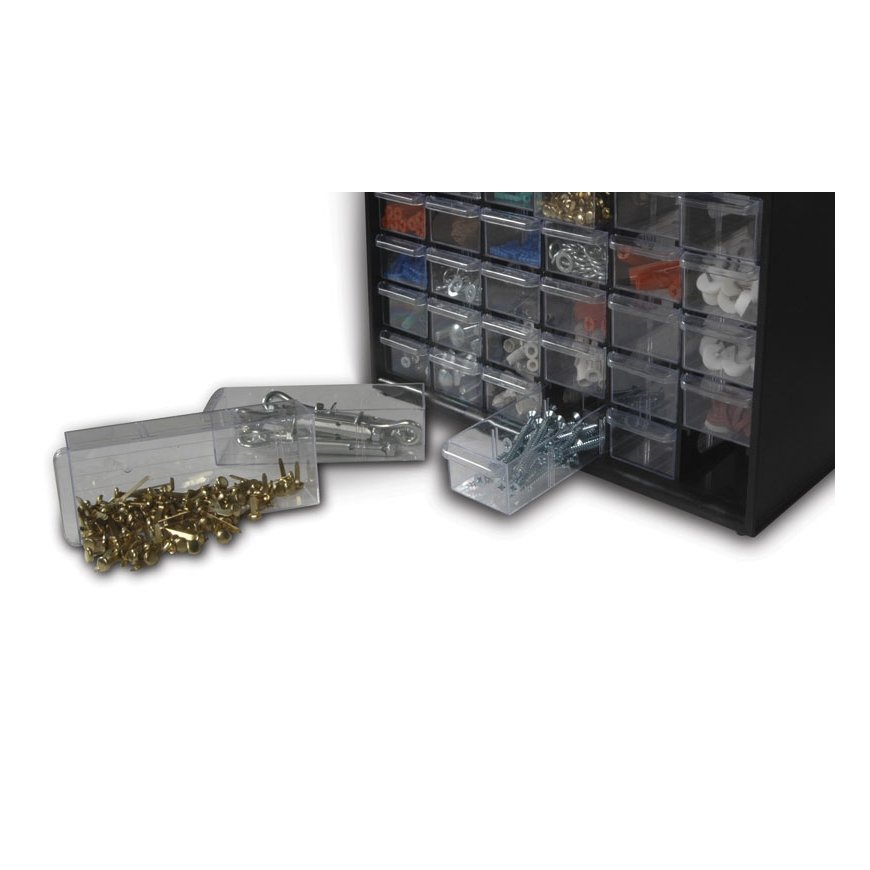 Stanley 1-93-981 įrankių dėžė Mažų dalių dėžutė Plastikas Juoda, Permatomas – 2