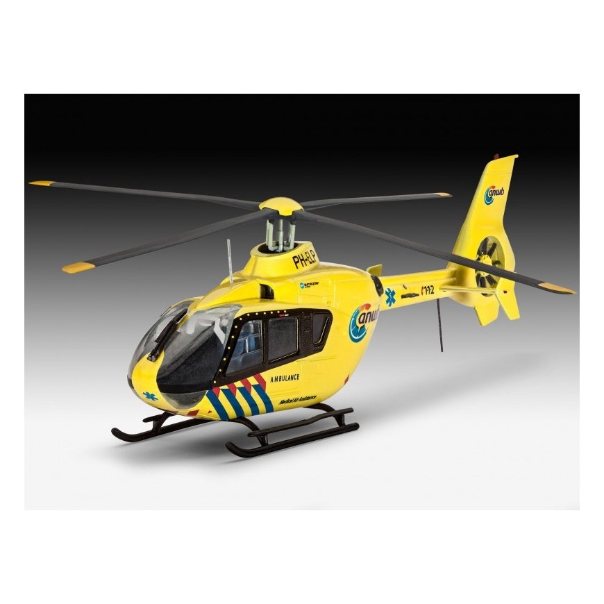Revell Airbus Helicopters EC135 ANWB Rotorcraft mudel Osade komplekt 1:72 – 4