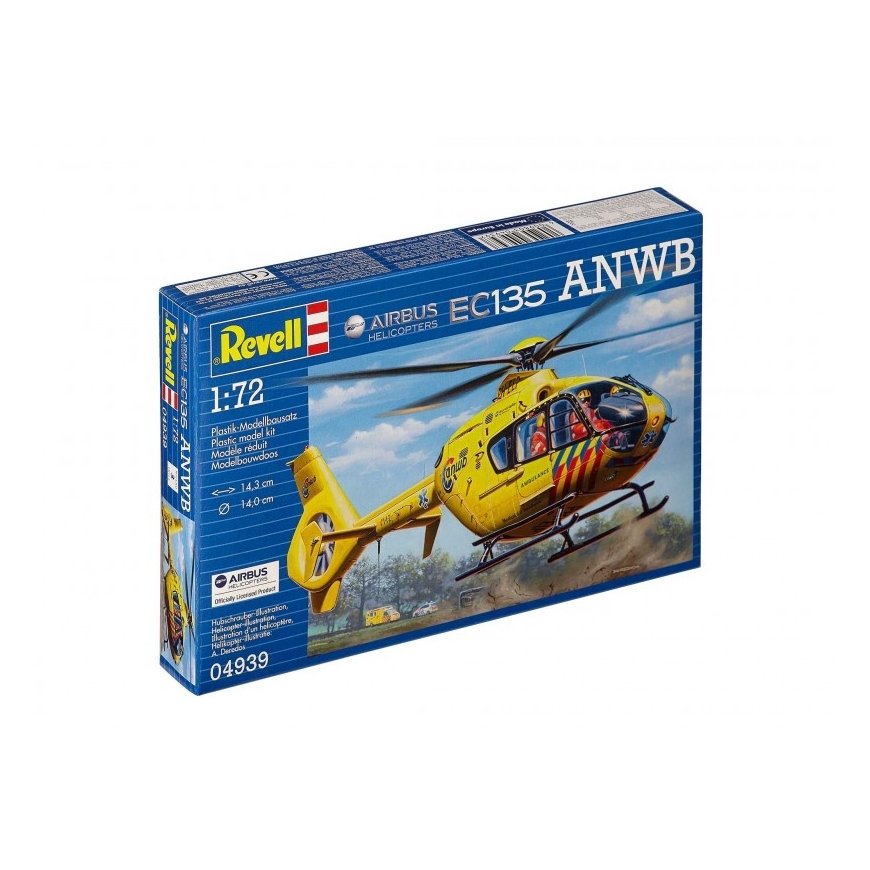Revell Airbus Helicopters EC135 ANWB Helikoptera modelis Montāžas komplekts 1:72 – 5
