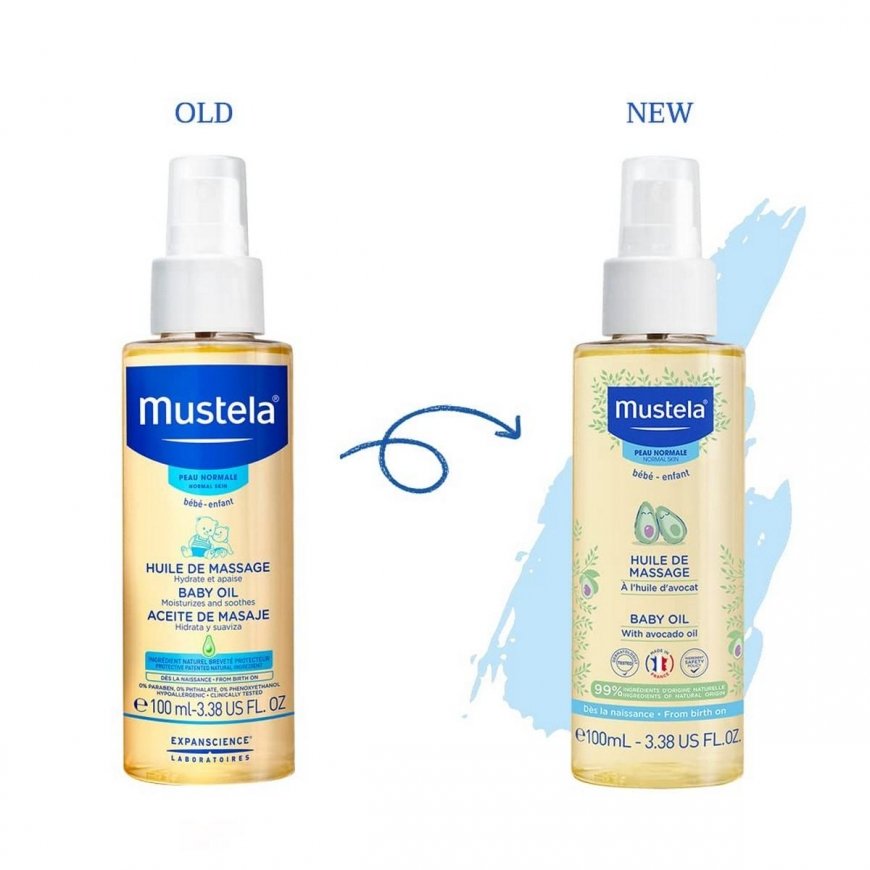 Mustela baby oil 100ml – 3