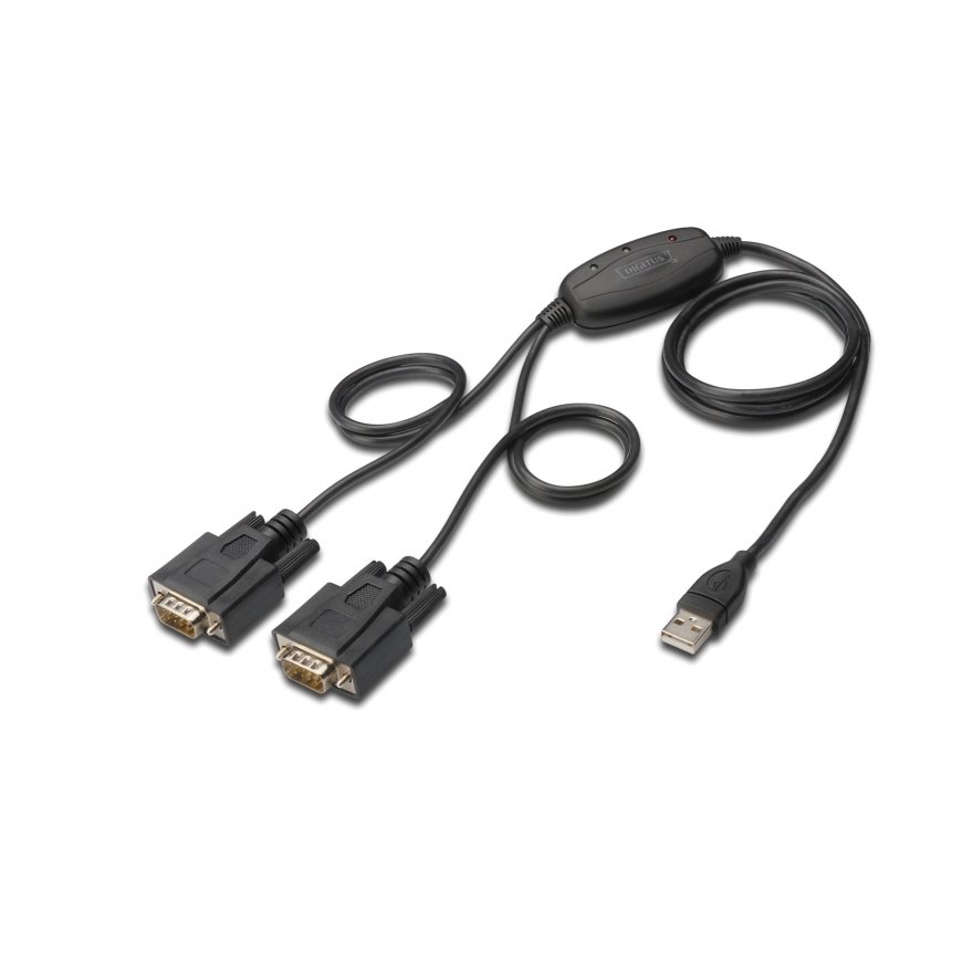 Digitus DA-70158 seriālais kabelis Melns 1