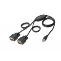 Digitus DA-70158 sarjakaapeli Musta 1,5 m USB A-tyyppi DB-9 Digitus DA-70158 sarjakaapeli Musta 1,5 m USB A-tyyppi DB-9
