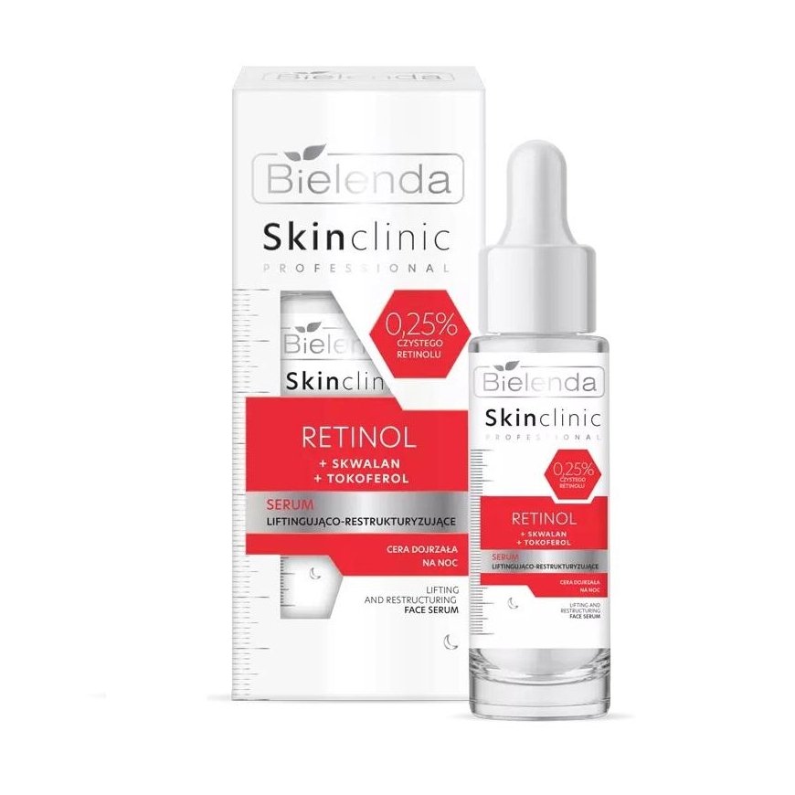 Bielenda Skin Clinic Professional Retinolio serumas liftingująco-restrukturyzujące 30ml