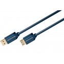 ClickTronic 1.8m USB 3.0 A/A m/f USB-kaapeli 1,8 m USB 3.2 Gen 1 (3.1 Gen 1) USB A Sininen