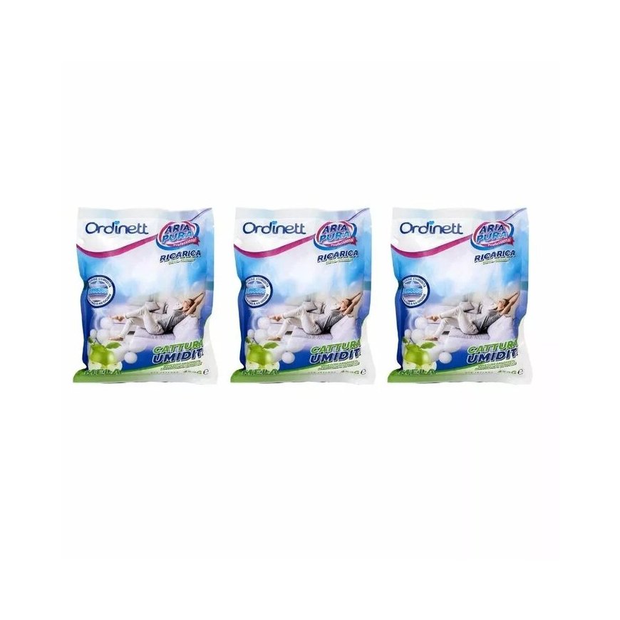 Moisture absorber supplement 3 pcs. x 450g apple