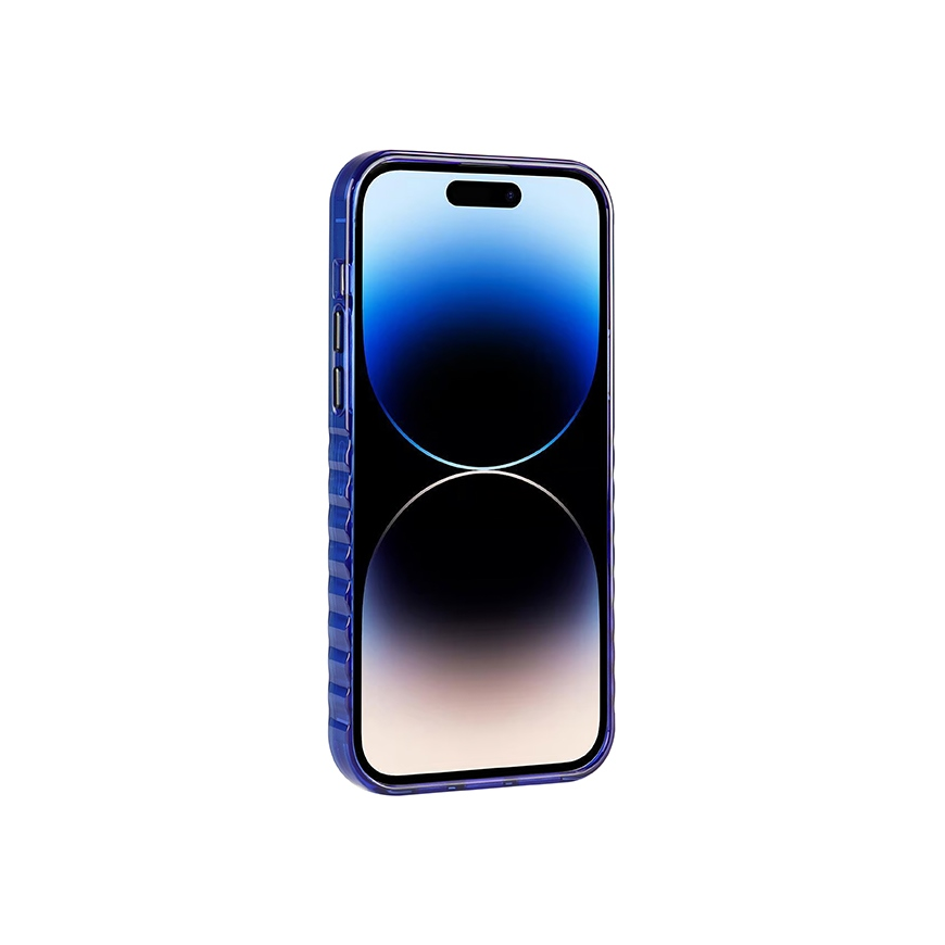 Dėklas Audi IML Big Logo MagSafe Case iPhone 14 Pro Max 6.7" mėlyna/navy mėlynas hardcase AU-IMLMIP14PM-Q5/D2-BE – 3