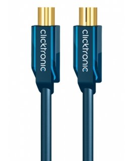 ClickTronic 2m Antenna Cable bendraašis kabelis Coax M Coax FM Mėlyna