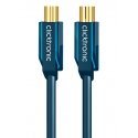 ClickTronic 2m Antenna Cable koaksiaalikaapeli Coax M Coax FM Sininen