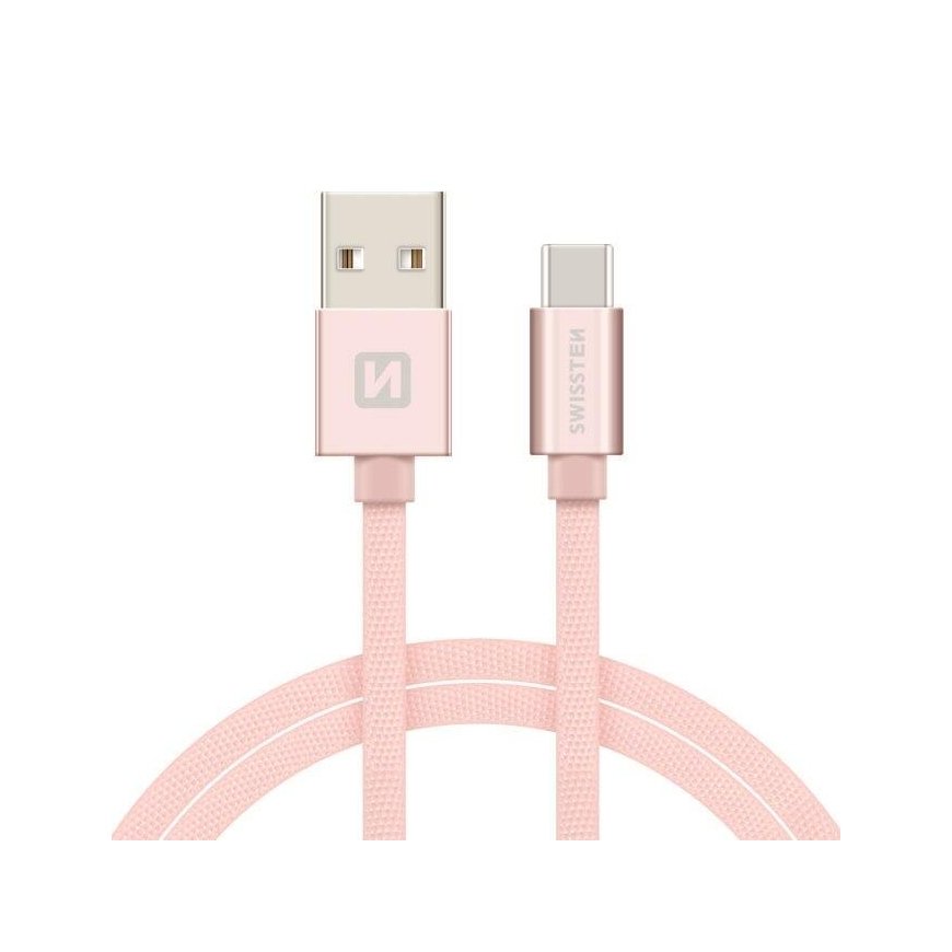 Swissten Textile Universal Quick Charge 3