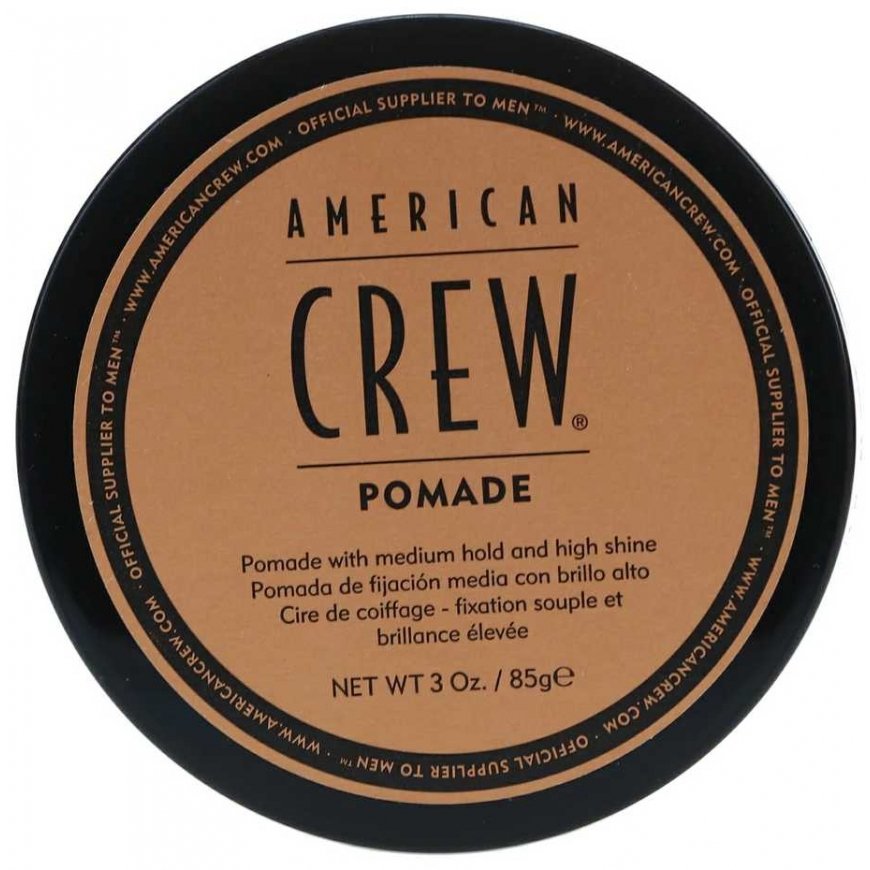 American Crew Pomade Medium fixation styling tool with shine 85g – 2